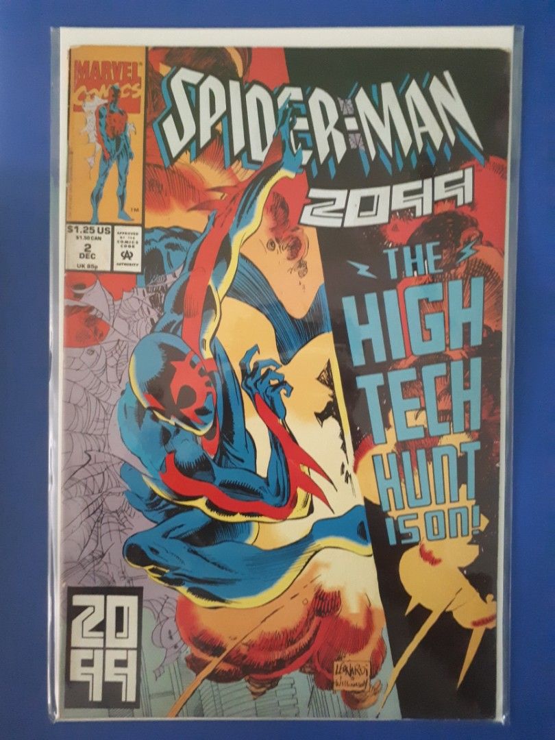 SPIDER-MAN 2099 #2 (Category: Comics & Manga) located in Floridablanca. Submitted by toyz_soldier_collectibles (Listing ID 1258551319, Image 1). Description: SPIDER-MAN 2099 #2 NOT A PROFESSIONAL GRADER F TO VF CONDITION WYSIWYG SHIPPING SHOULDER BY THE BUYER.
