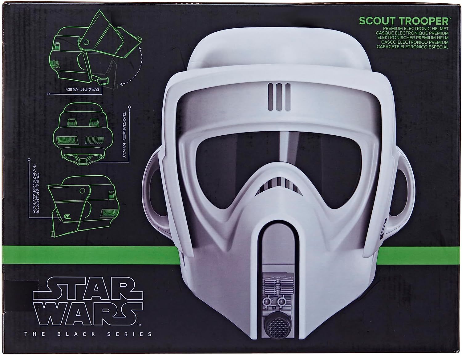 Casque Star Wars Commandant Clone Cody Black Series - Modulateur Vocal, Taille Adulte, Dès 14 Ans