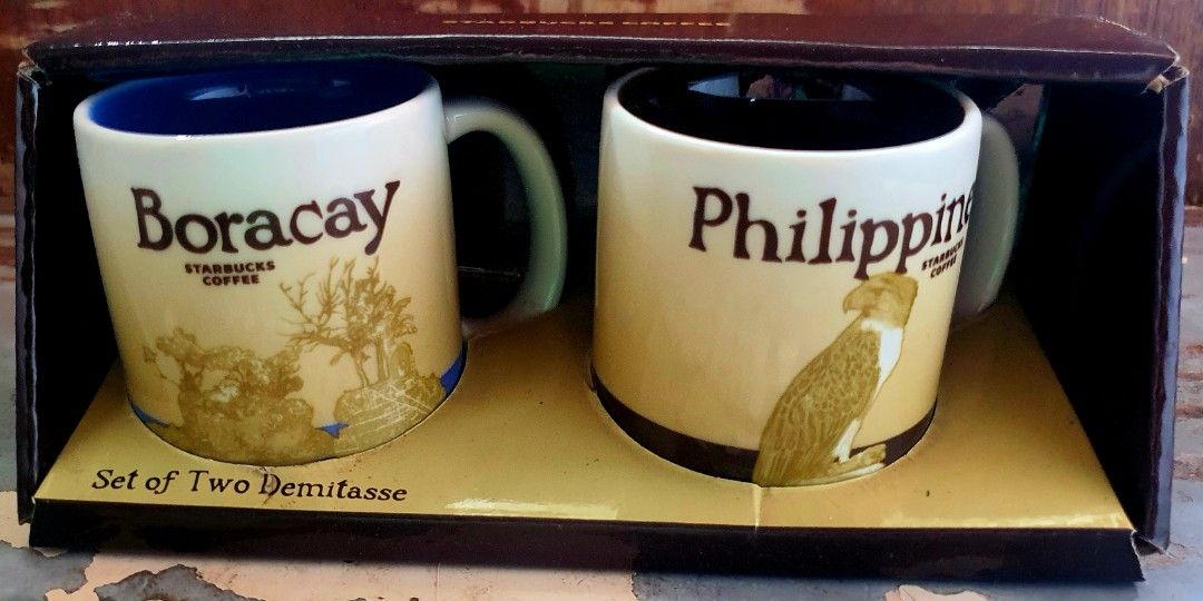 Starbucks Demitasse Cebu Philippines (2pc set) (Category: Coffee & Tea Tableware) located in Marilao. Submitted by BlueMonkey (Listing ID 1258400106, Image 2). Description: Starbucks Demitasse Boracay, Philippines (2pc set) New P450.00 Location: Brgy. Lias, Marilao, Bulacan Payment: GCash or Maya LBC Cash on Delivery LBC Cash on Pickup at branch Delivery Fee payable thru GCash Delivery: LBC COD, LBC COP, Lalamove.