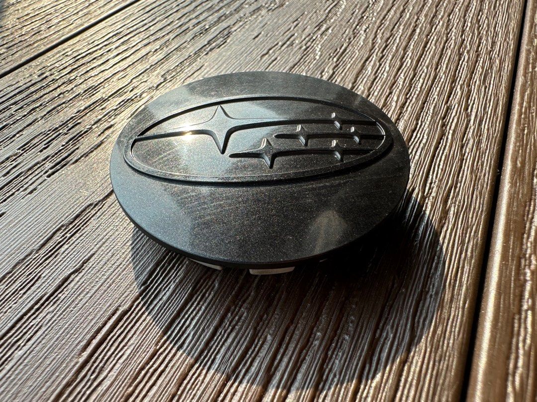 Black subaru center shop caps