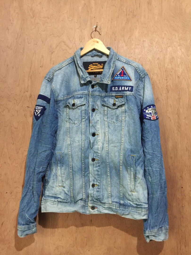 Superdry rogue patch trucker top