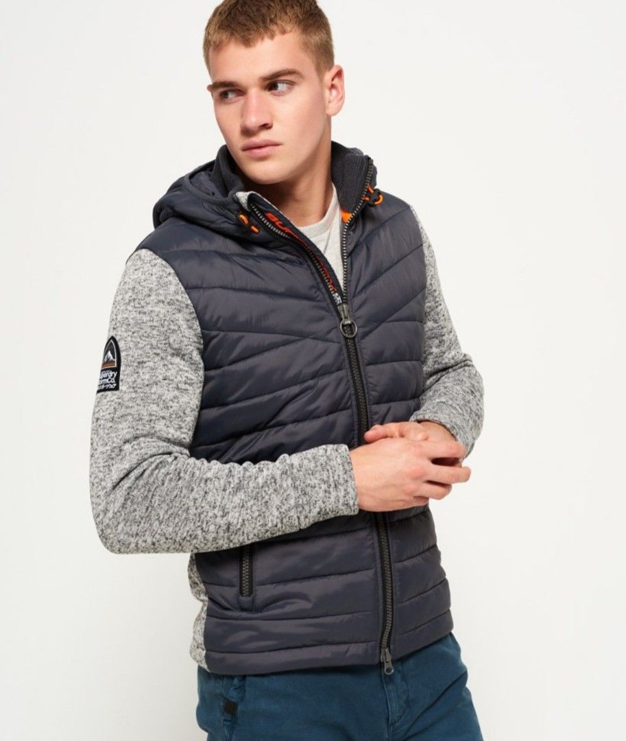 Superdry storm hybrid zip hoodie online