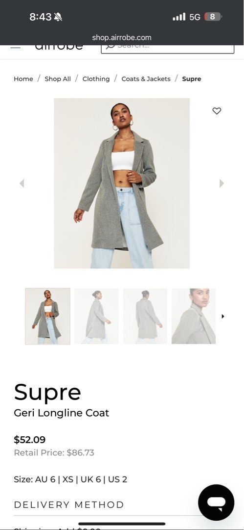 Supre coats hotsell