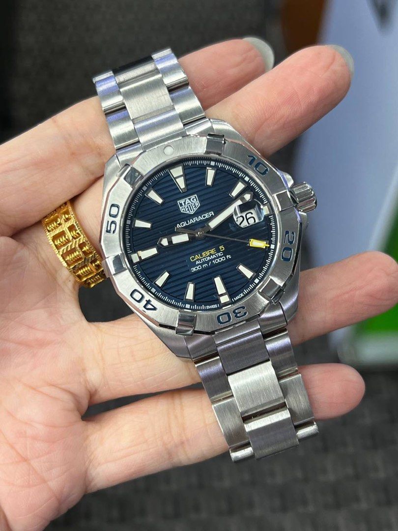 TAG HEUER AQUARACER SWISS MADE CALIBRE 5 AUTOMATIC DIVERS 300M