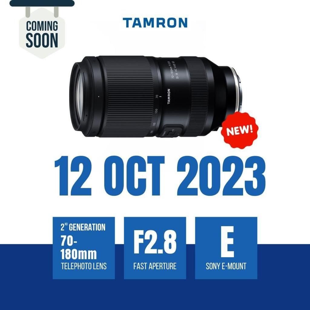 Tamron 70180mm f/2.8 Di III VC VXD G2 Lens (Sony E) ((PREORDER ))2023