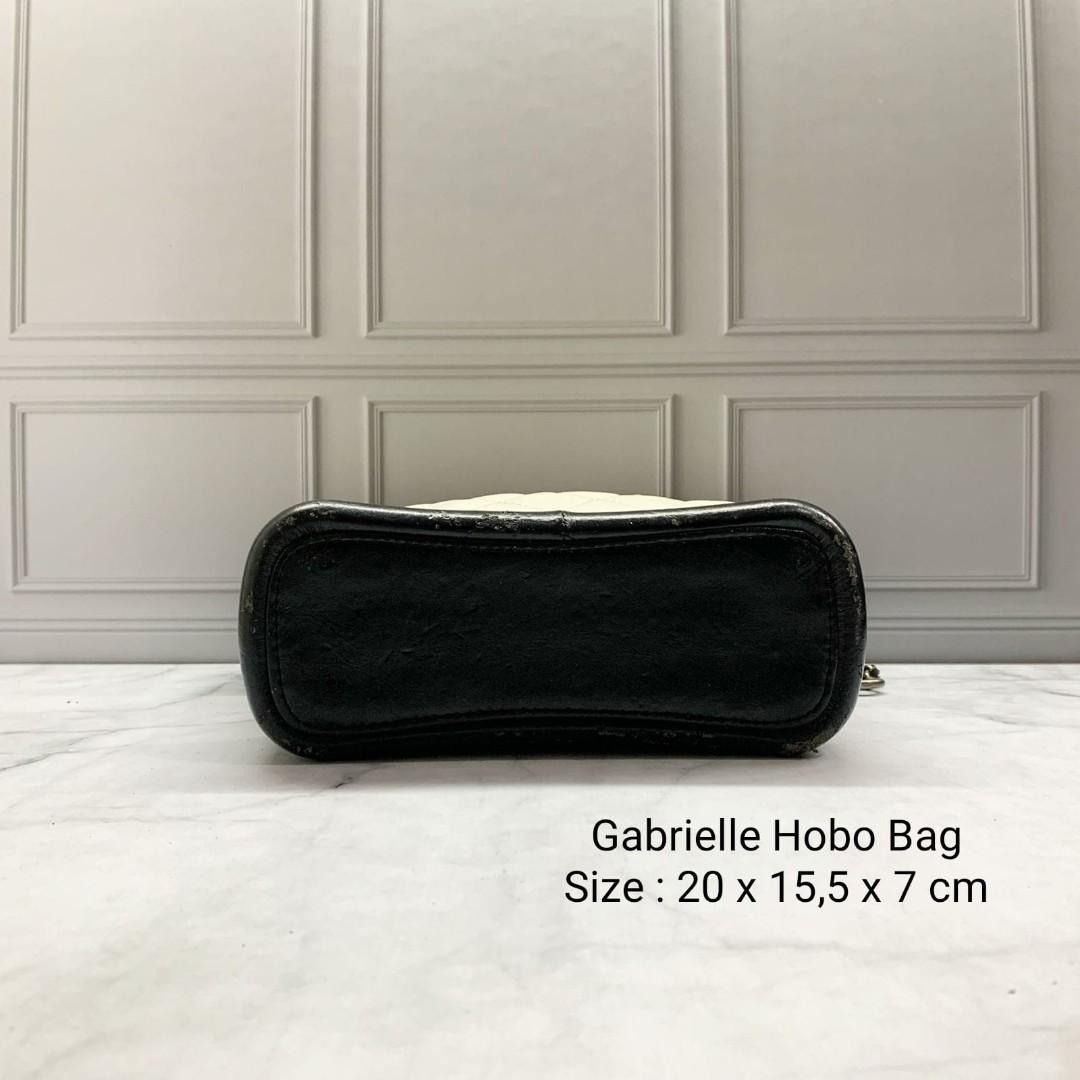 Tas Chanel Gabrielle Hobo Bag Two Way Black Shoulder Bag