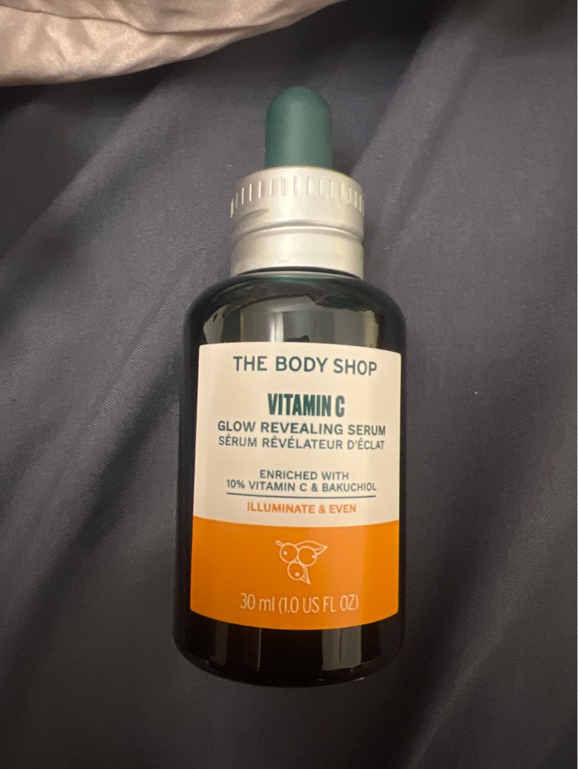 The body shop vitamin c glow revealing serum, Beauty & Personal Care