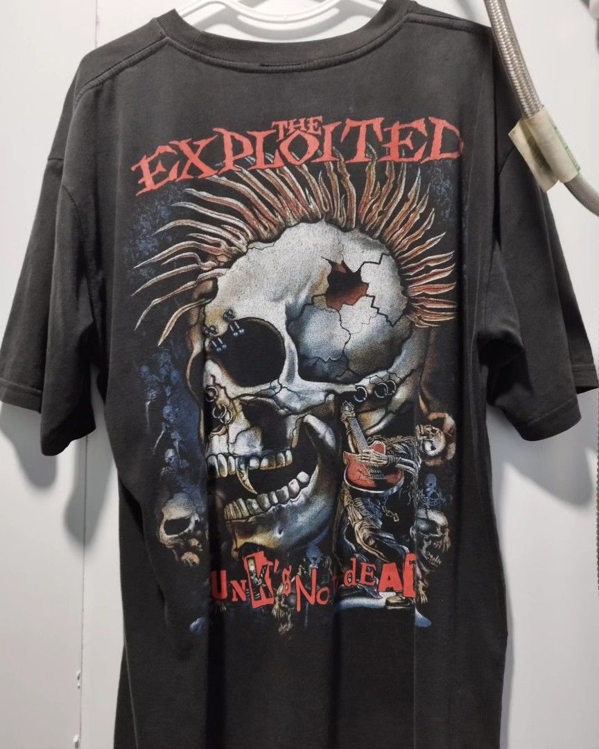 The Exploited (Category: Activewear) located in Quezon City. Submitted by panicbuyer461 (Listing ID 1258540829, Image 2). Description: The Exploited 23x29 Xl vintage Micheal Tag issue : pinhole.