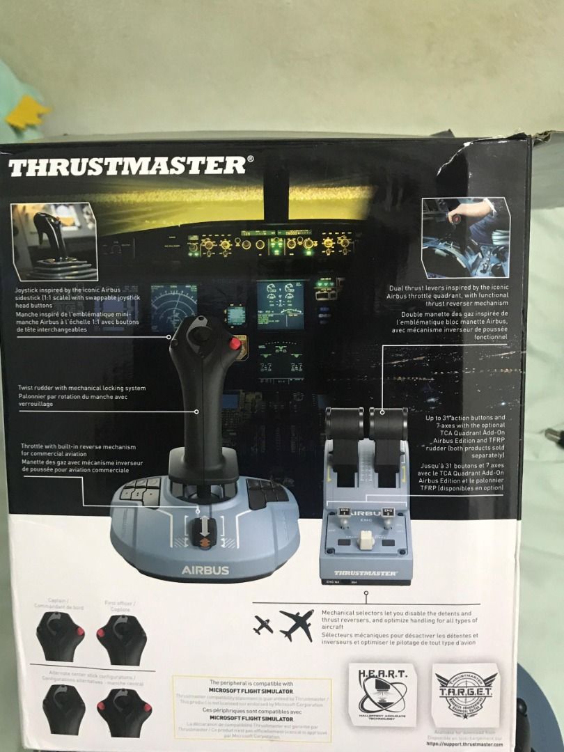 Thrustmaster - TCA Officer Pack Airbus Edition Joystick for PC