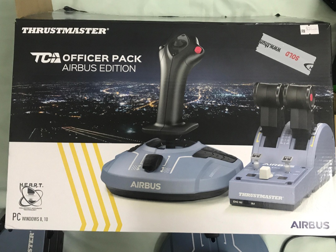 Thrustmaster TCA Officer Pack Airbus Edition, Airbus Sidestick And