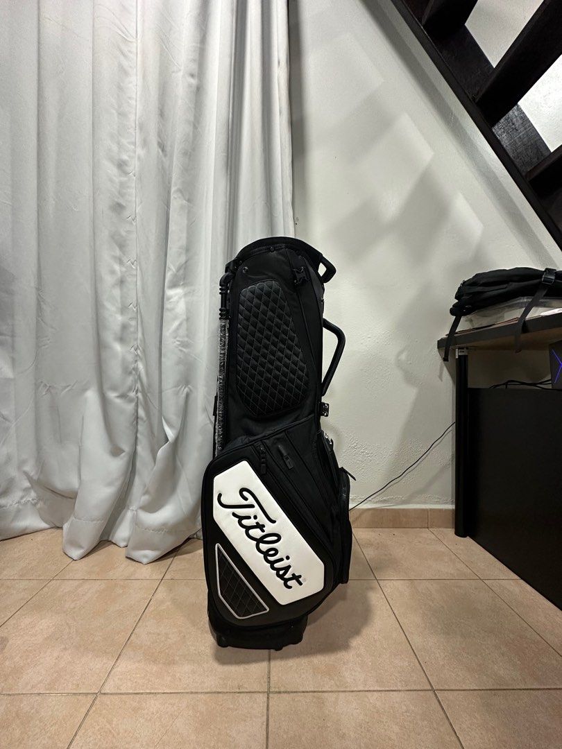 Titleist 2020 jet black premium golf stand clearance bag