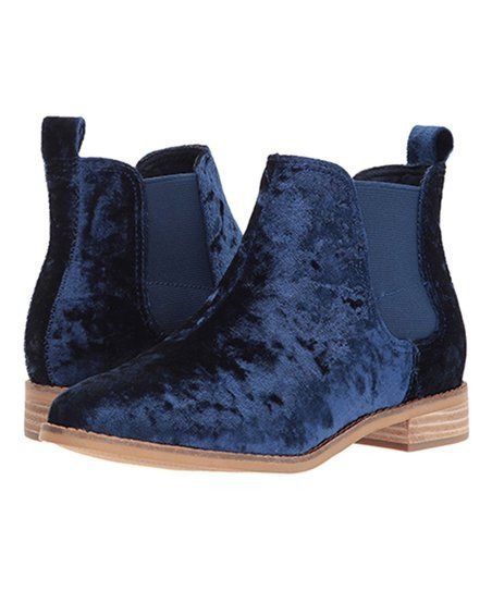 Toms discount velvet boots