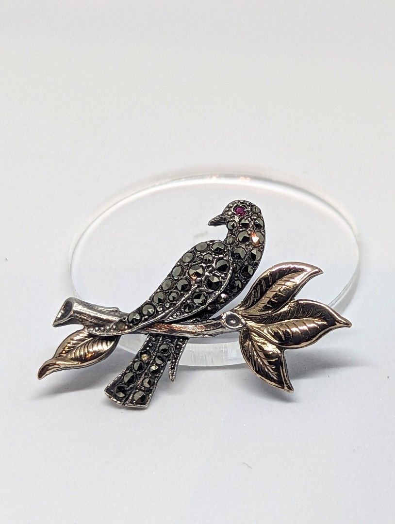 Pure silver brooch new arrivals