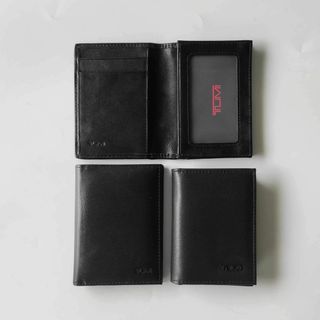 Tumi Original men's card holder wallet with id window