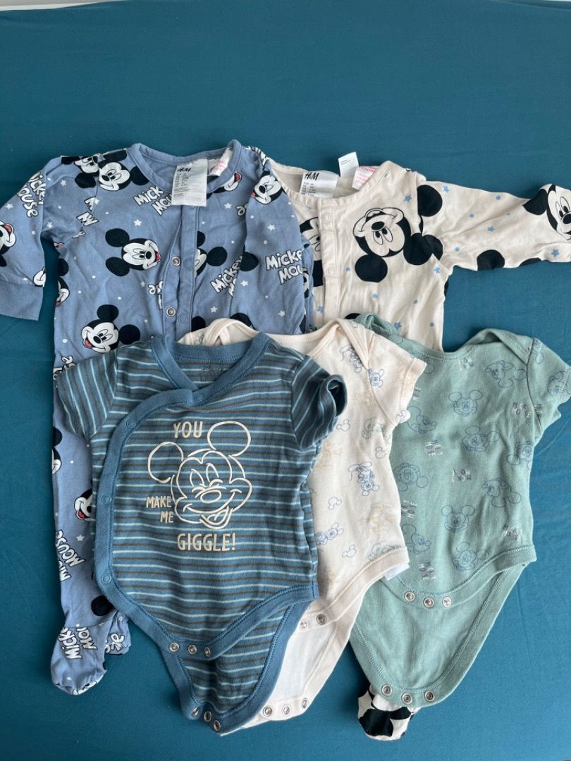 U.K. branded sleepsuit and vest sets age 3 6mths Babies Kids