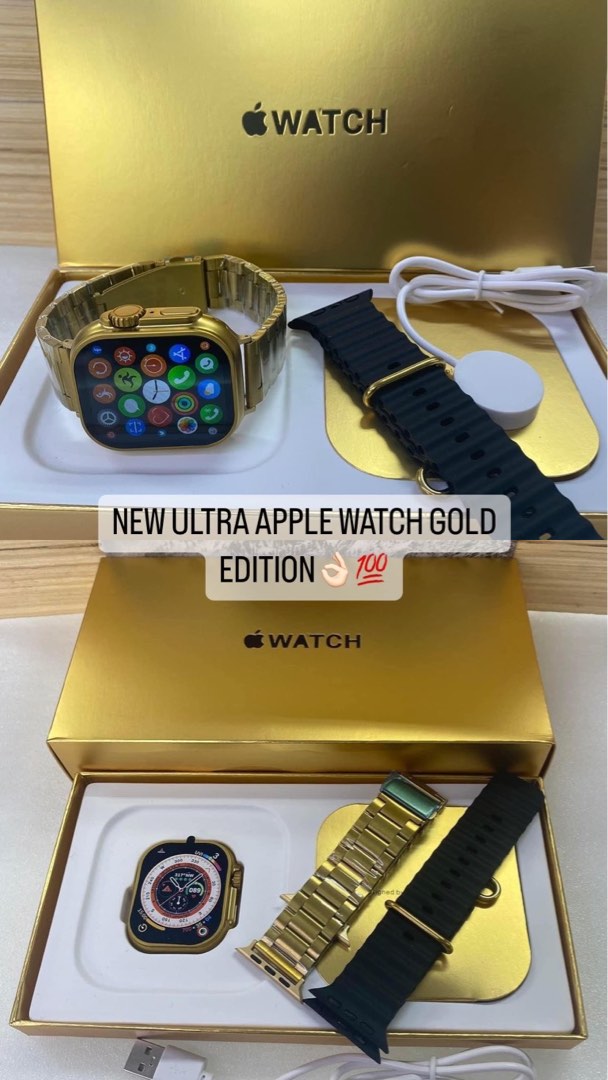 Ultra apple watch gold edition, Women's Fashion, Watches & Accessories