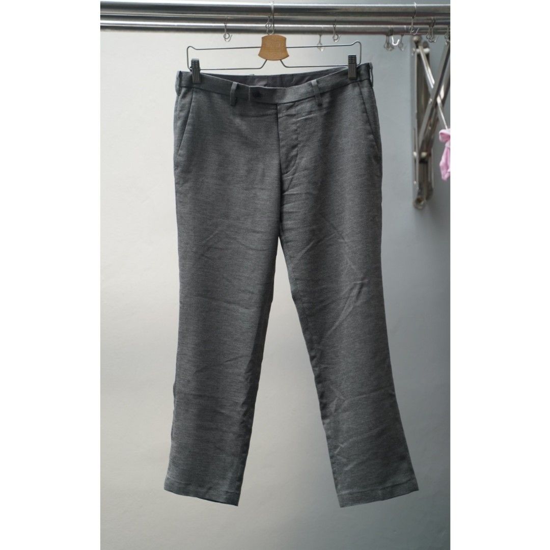 Adam scott x uniqlo black pants store