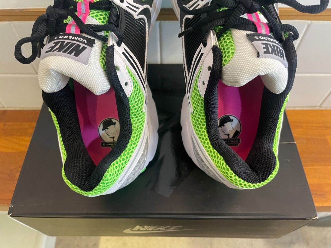 UNIQUE｜二手美品99.8765%NEW 5折出清NIKE ZOOM VOMERO 5 SE SP 螢光綠