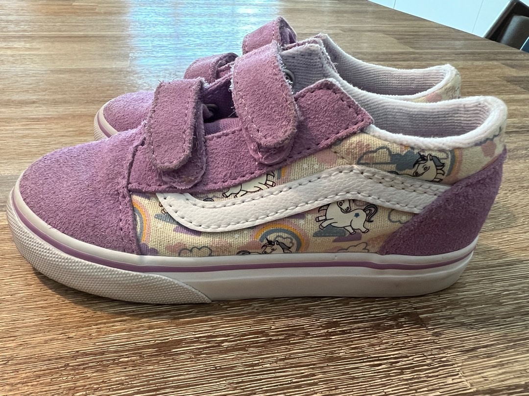 Purple vans hot sale for kids