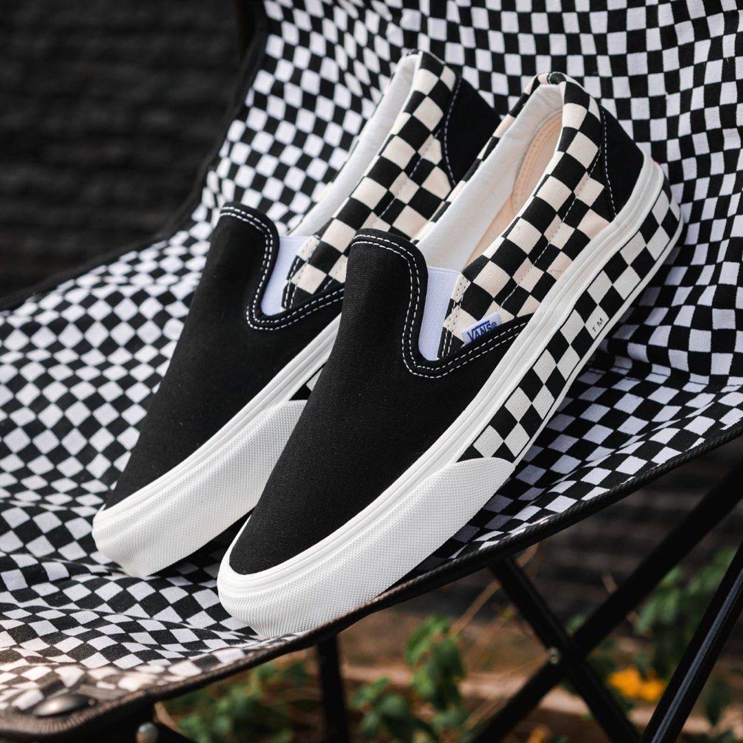 Vans Slip On Classic Sidewall Checkerboard