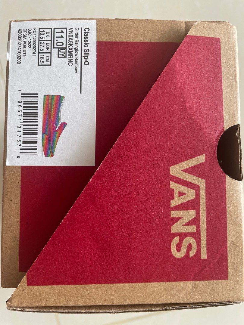 Vans slip ons glitter rainbow size 11 kids Babies Kids Babies
