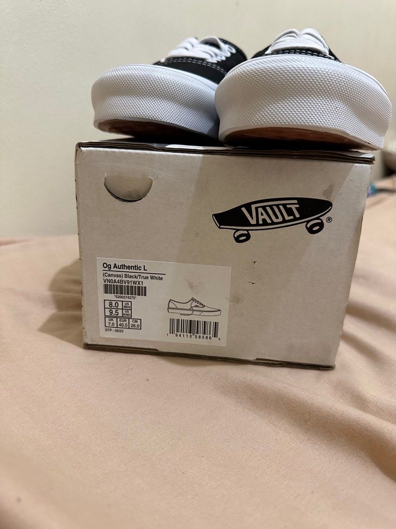 Vans sales vault sizing