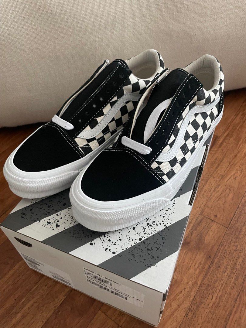 Vans Vault UA OG Old Skool LX Checkerboard Men s Fashion