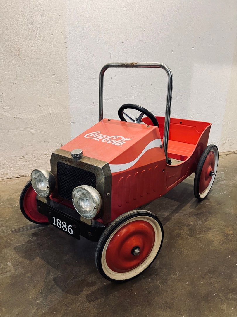 Coca cola pedal car top