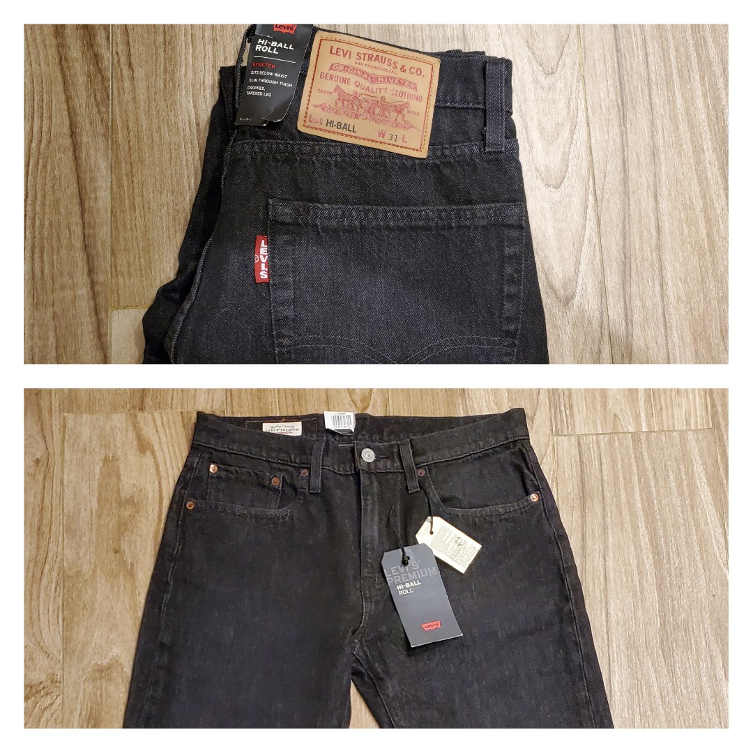 W31 Levi's HI-BALL (Levi's 502 W30 Taper Cutting), 男裝, 褲＆半截