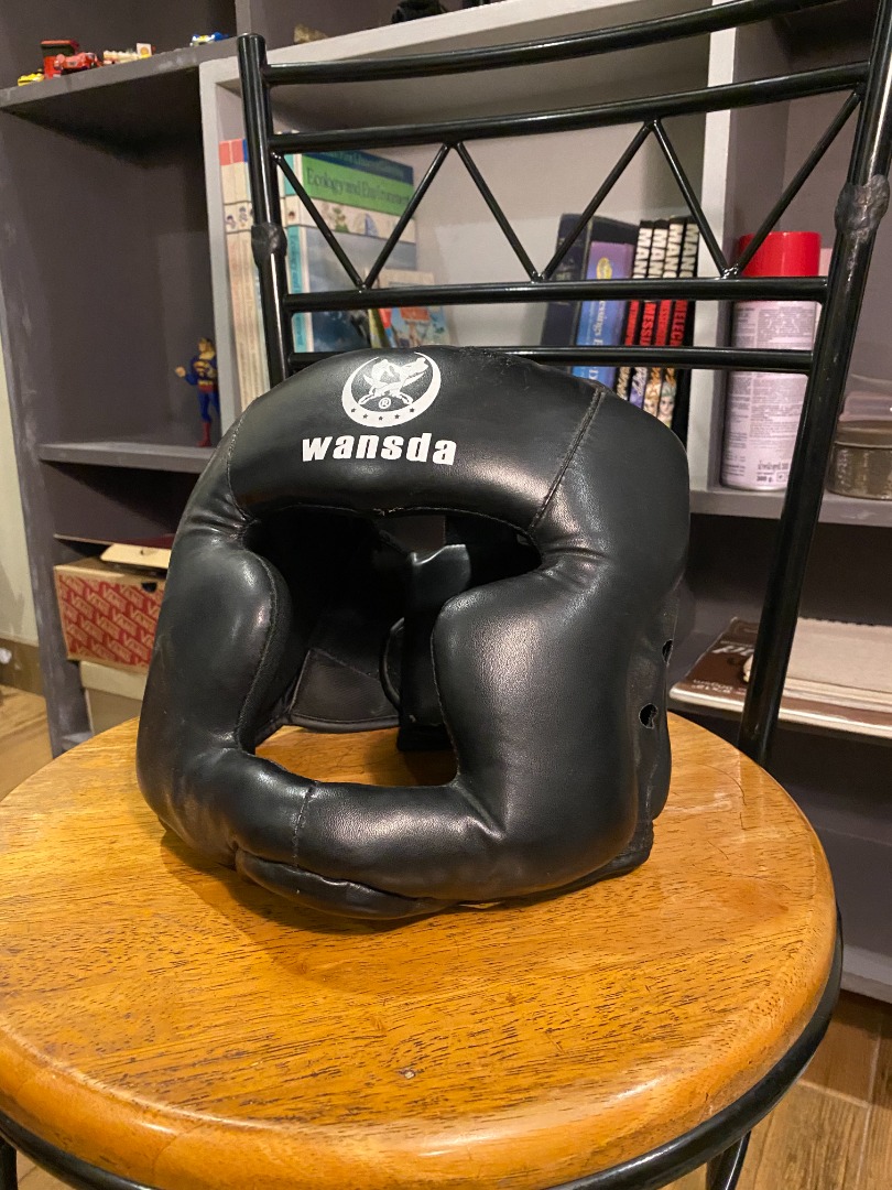 Wansda Boxing Head Gear, Sports Equipment, Other Sports Equipment and