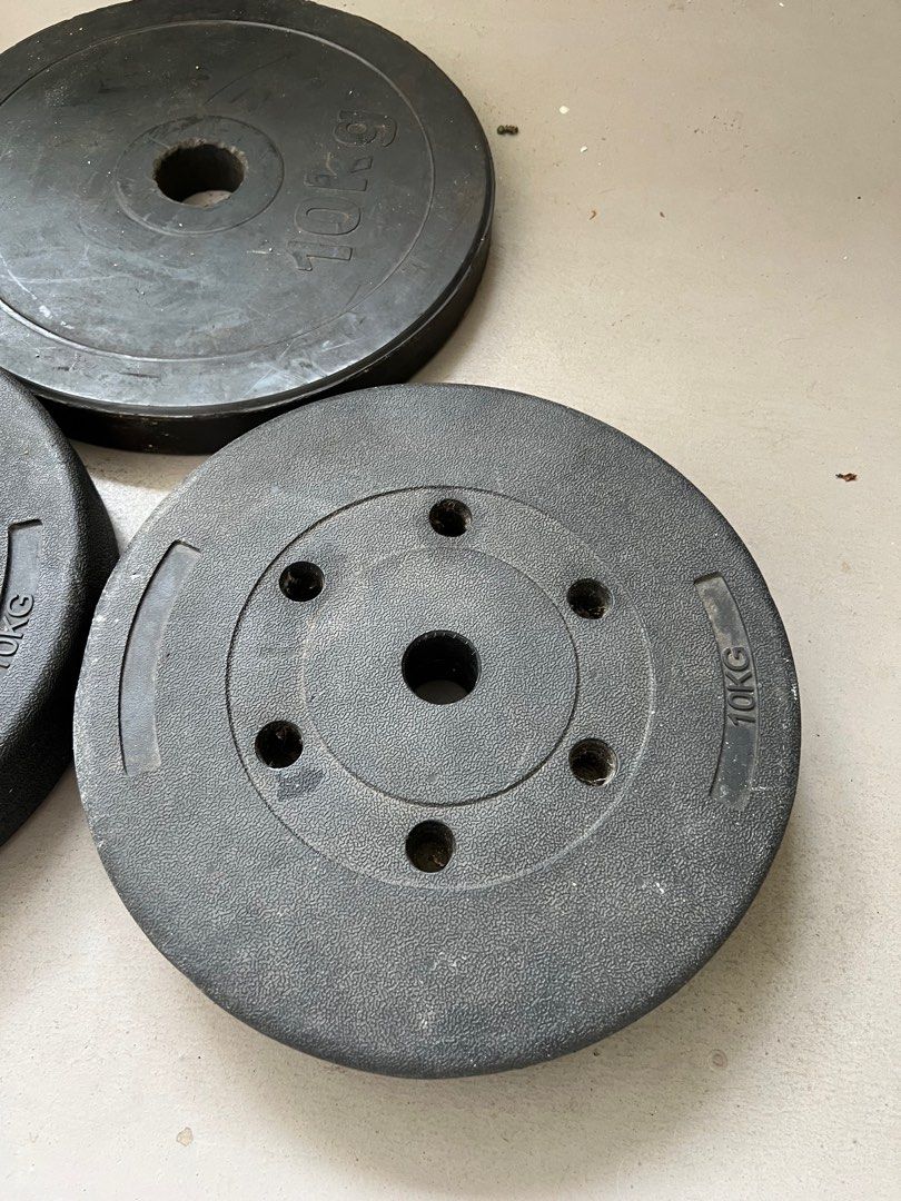 Opti vinyl best sale weight plates 10kg