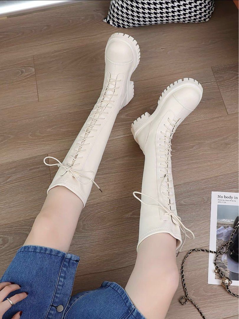 white women's boots sale