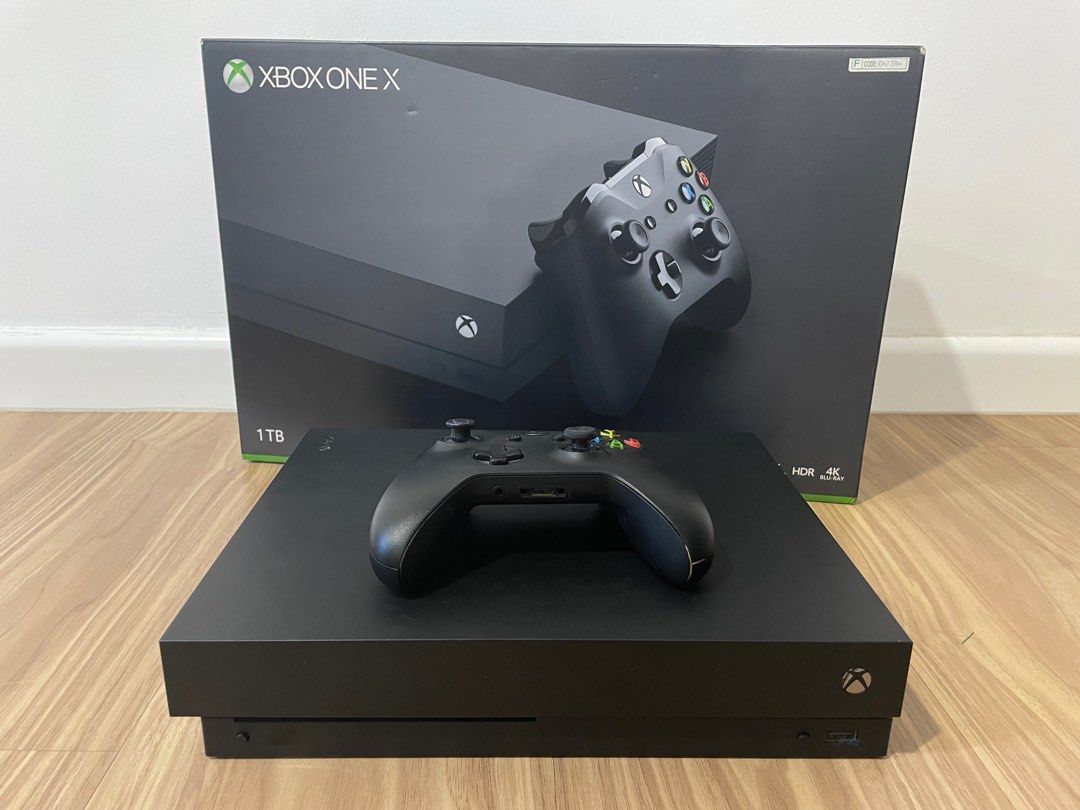 Xbox one x 1tb sales used