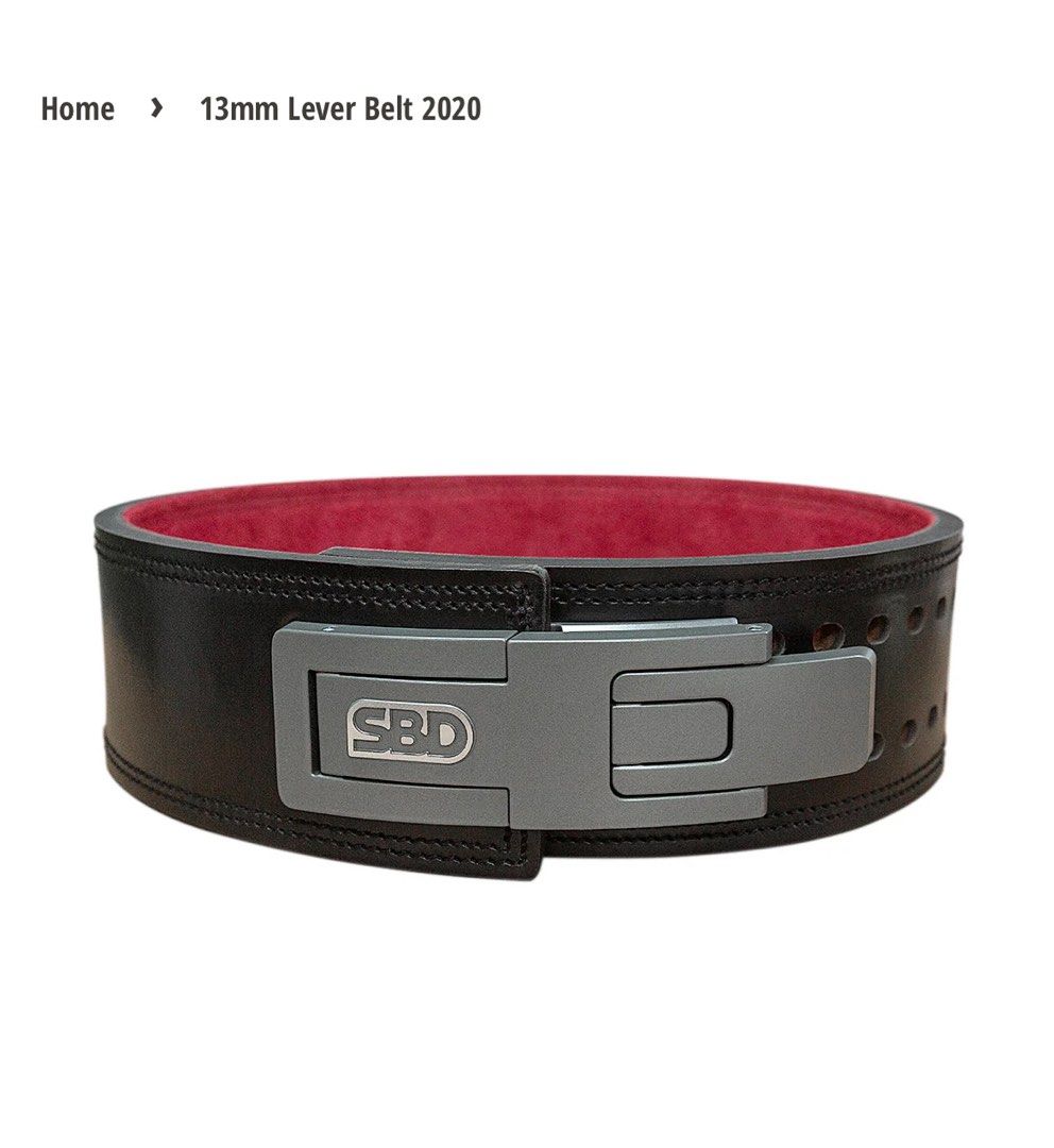 XS SBD BELT 13MM LEVER BELT, Sports Equipment, Other Sports