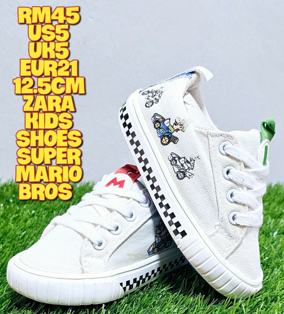 ZARA KIDS SHOES SUPER MARIO BROS