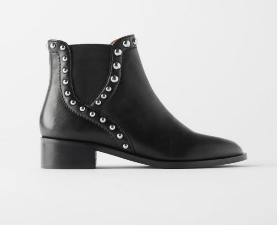 Zara Leather Boots, Women's Fashion, Footwear, Boots on Carousell