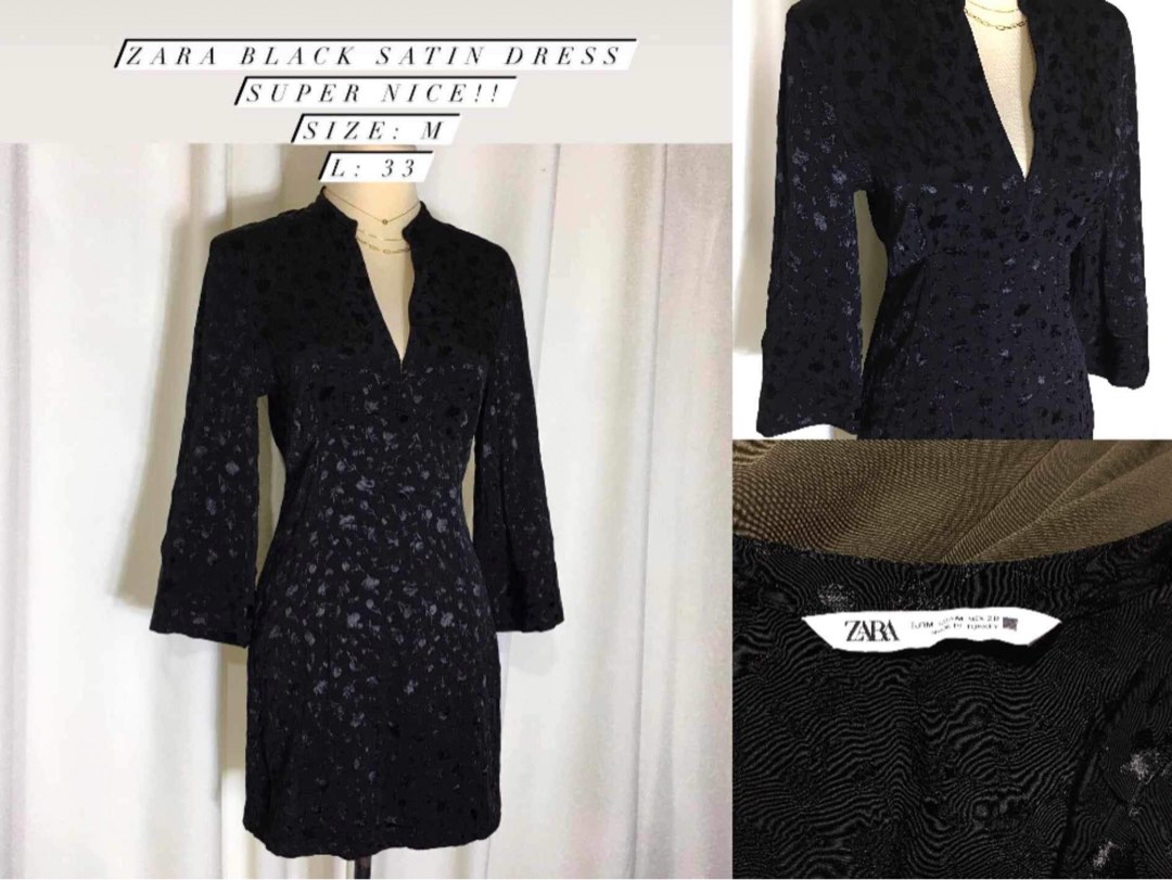 Zara Satin Dress, Women's Fashion, Dresses & Sets, On Carousell Hanging Plant In Shower Cascading Begonia Tubers