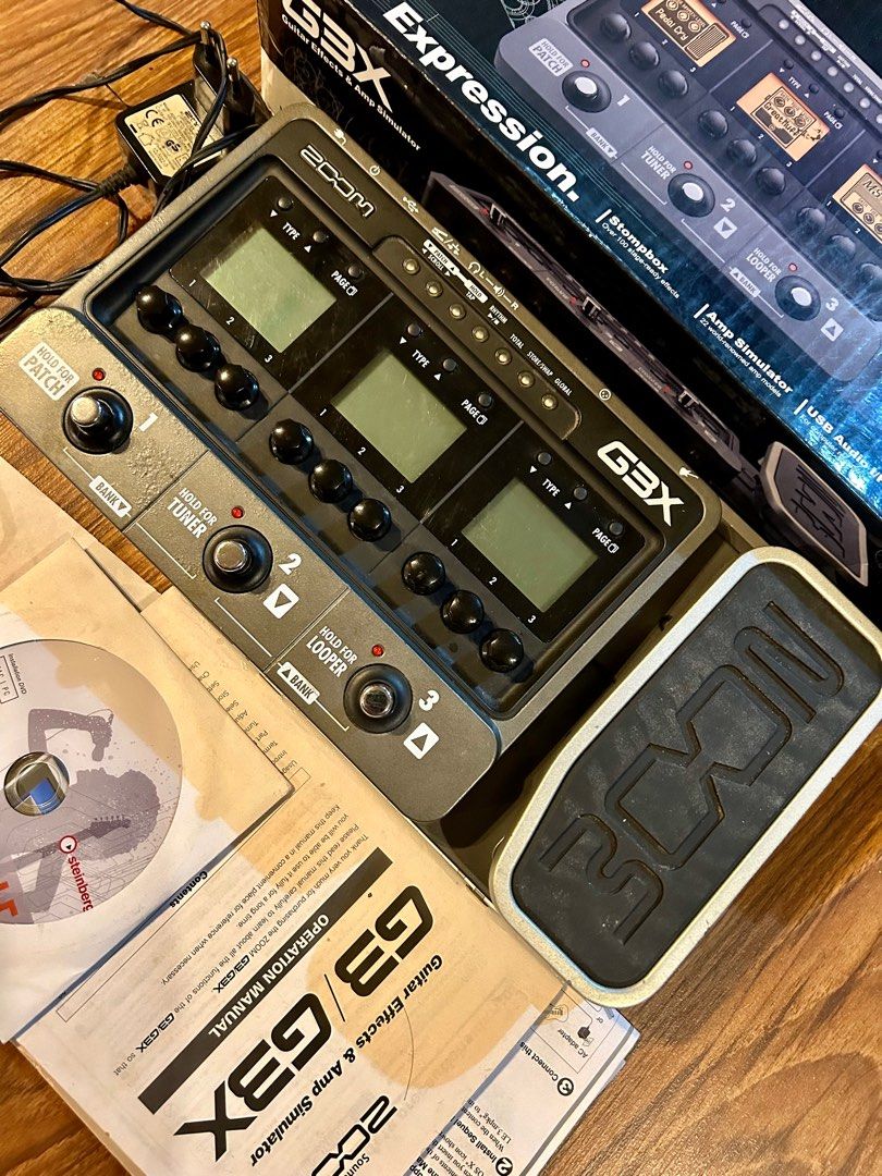 ZOOM GE/G3X Guitar Effects and Amp Simulator, Hobbies & Toys, Music