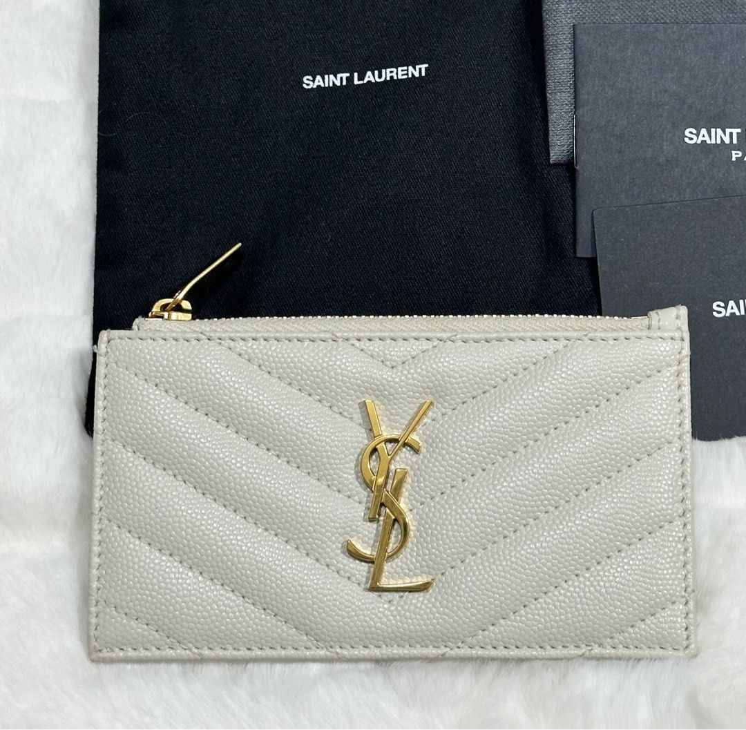 100% Authentic YSL Wallet on Chain bag, Luxury, Bags & Wallets on Carousell