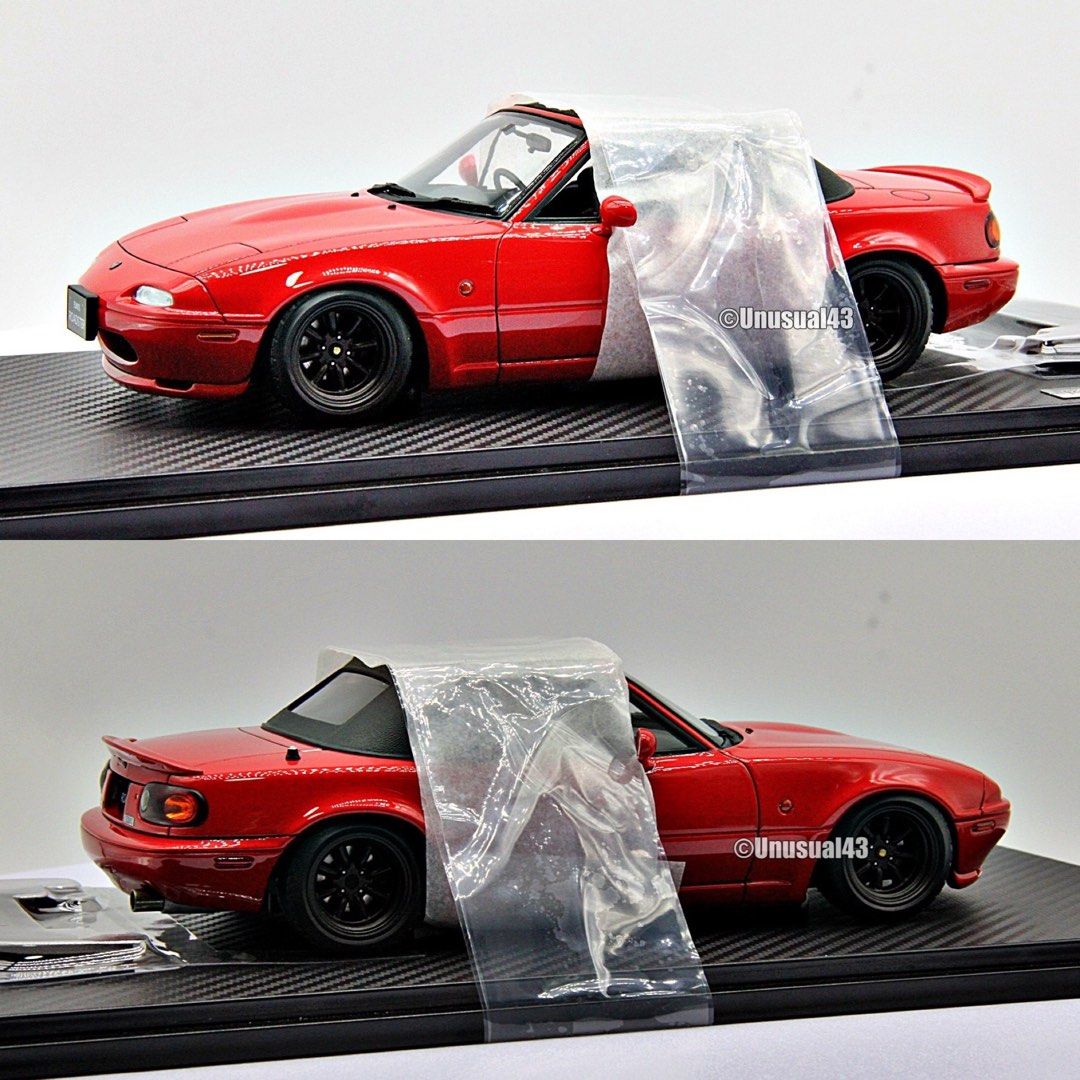 ティーケーカンパニー 1/18 Eunos Roadster (NA) Red-