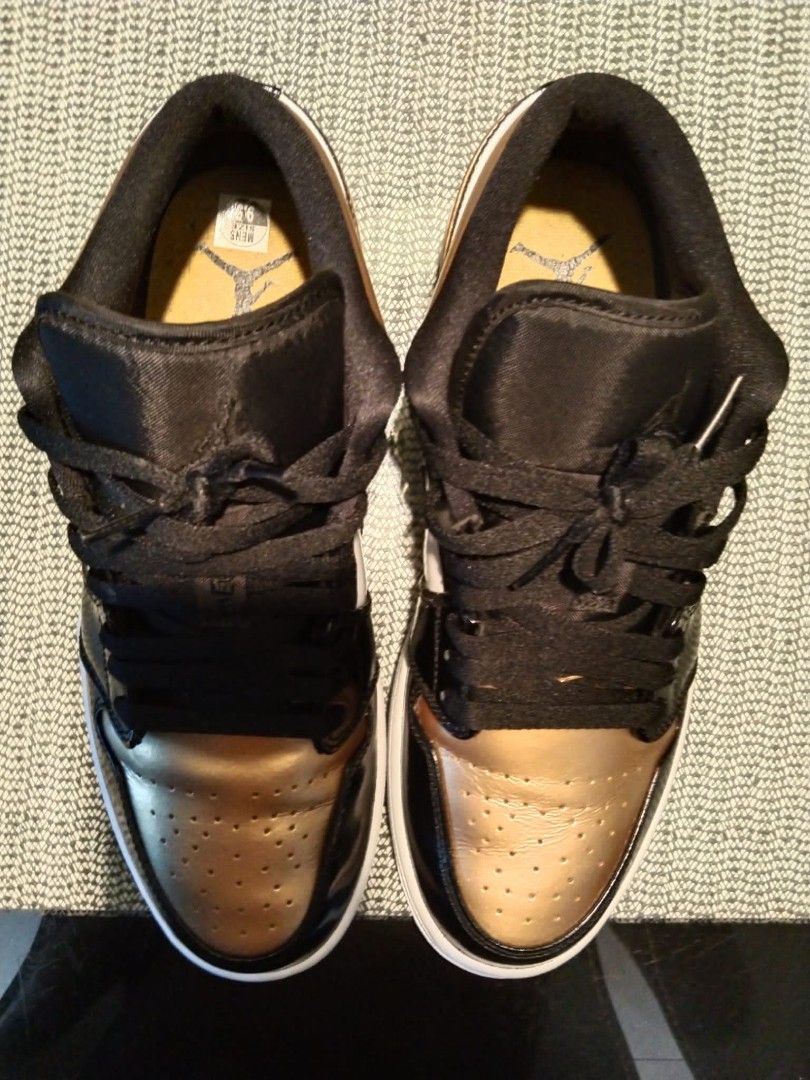 Air Jordan 1 low gold toe Men s Fashion Footwear Sneakers on