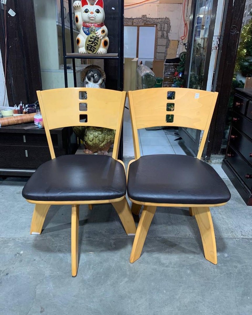 2pcs Swivel chairs Japan surplus, Furniture & Home Living, Furniture