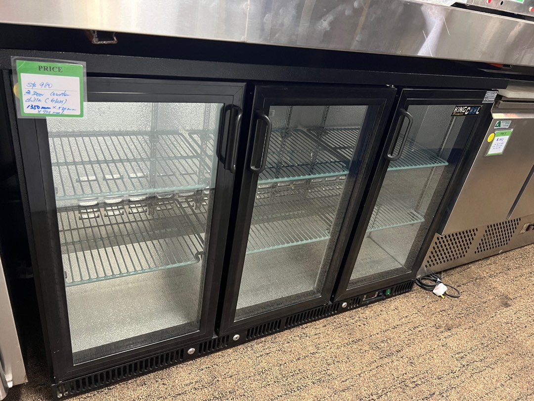 3 Glass Door Bar Chiller/ Display Chiller, TV & Home Appliances