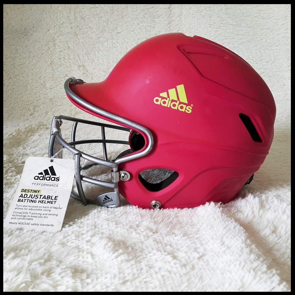 Adidas adjustable sale softball helmet