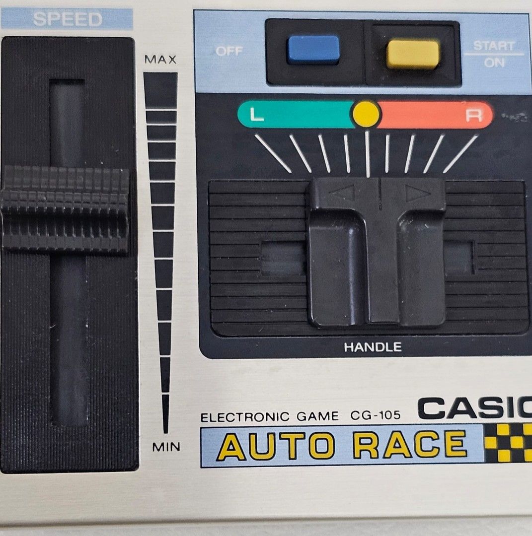 希少レトロゲーム 箱付き CASIO カシオ CG-105 AUTO RACE