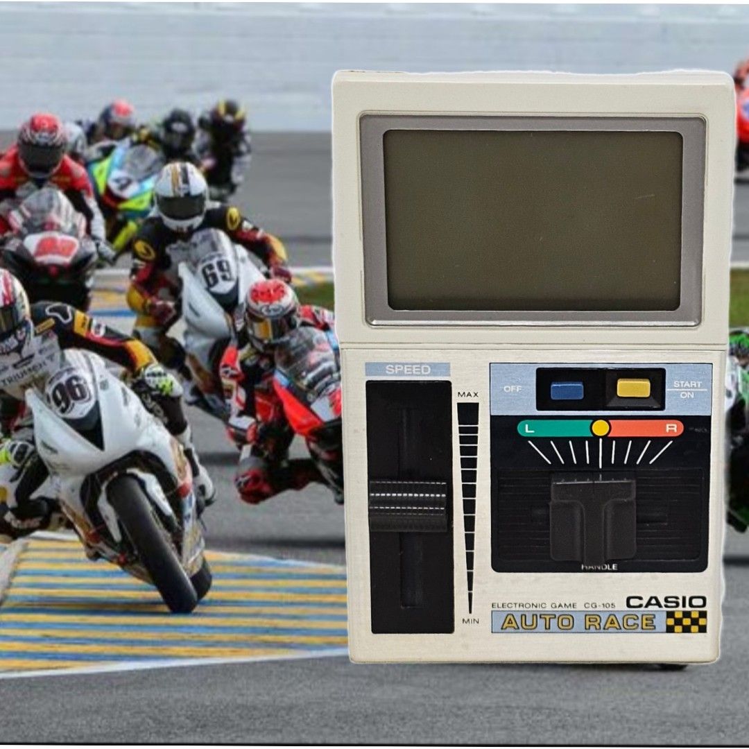 經典遊戲機系列！ Casio Auto Race 1982 LCD Vintage Handheld