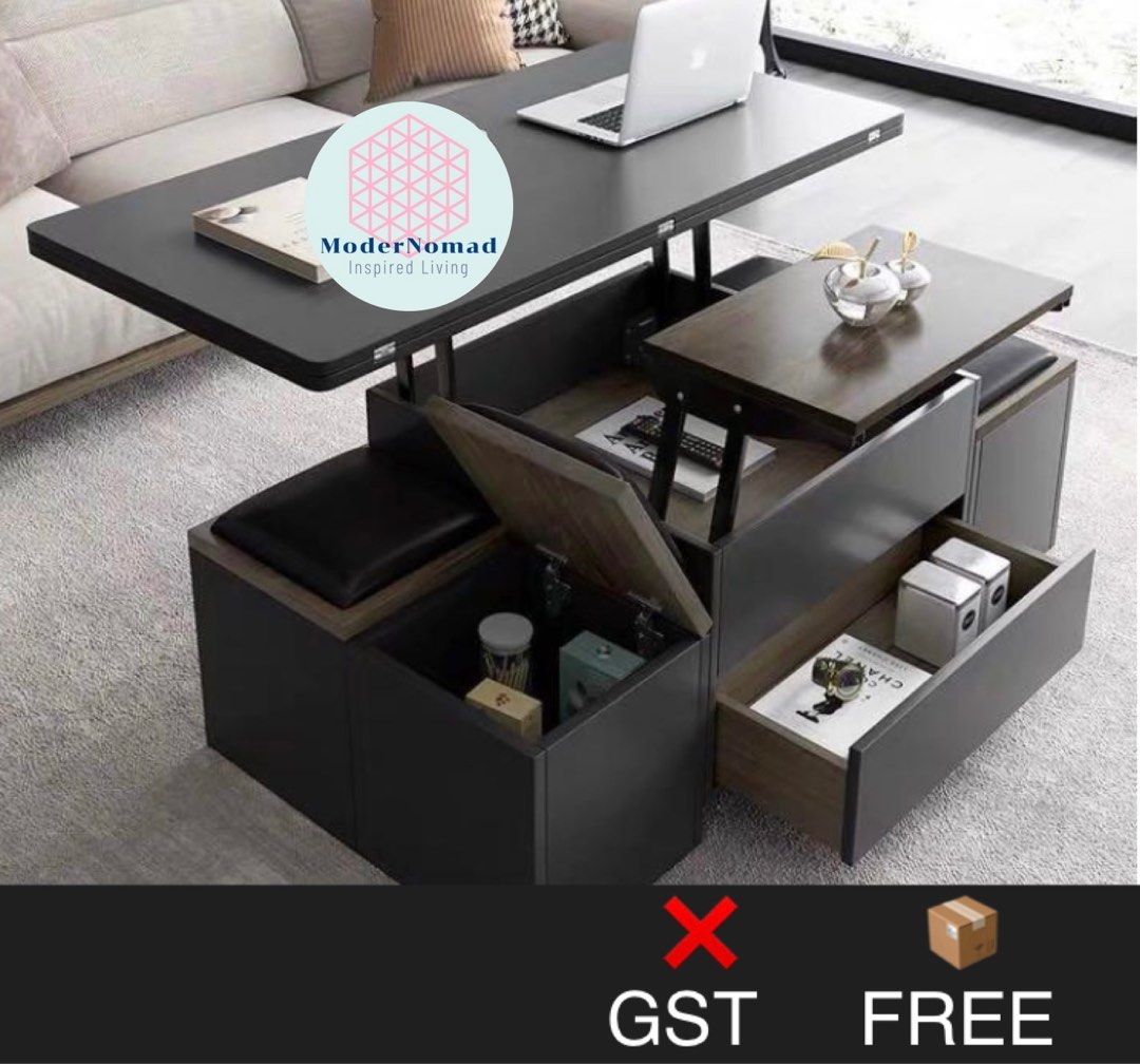Convertible CoffeeTable Dining Table Study Table Desktop Foldable Table ...