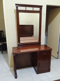 ⭐⭐⭐ DI JUAL MEJA RIAS / TOLET CERMIN / LEMARI RIAS ✅ KAYU JATI 🔴 KUAT & KOKOH ☎️ 081269267783 | SAHABAT PERABOT BEKAS MEDAN
