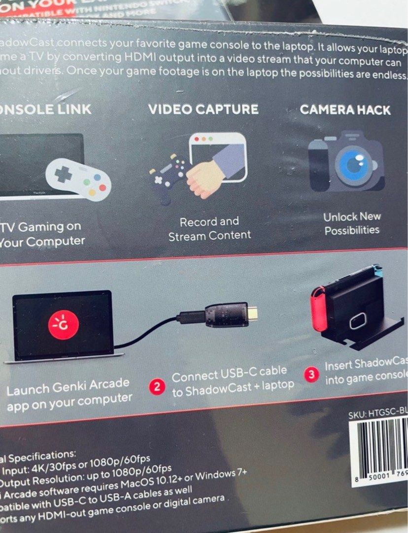 Nintendo Switch Genki Shadowcast Software Genki ShadowCast