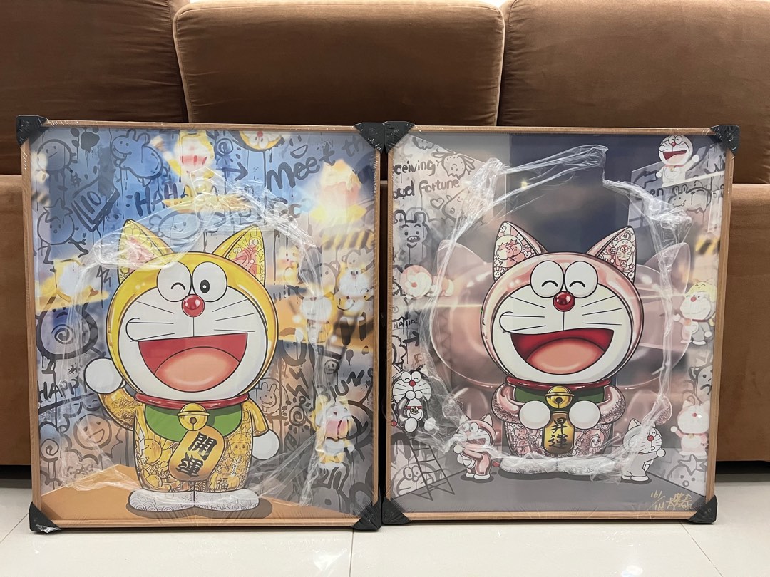 ( Instock) Doraemon Fortune Heng Heng Wall Art, Furniture & Home Living